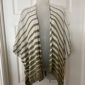 Zighilli Italian Cotton Striped Shrug